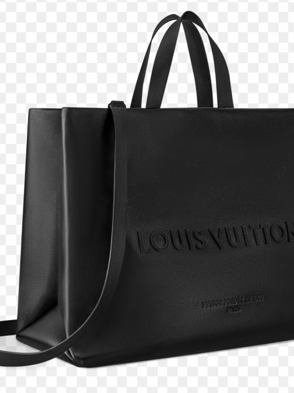 Fashion Designer inspired Black Embossed tote New handbag bag